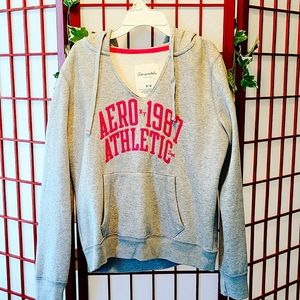 Aeropostale Hoodie Size M/ Grey